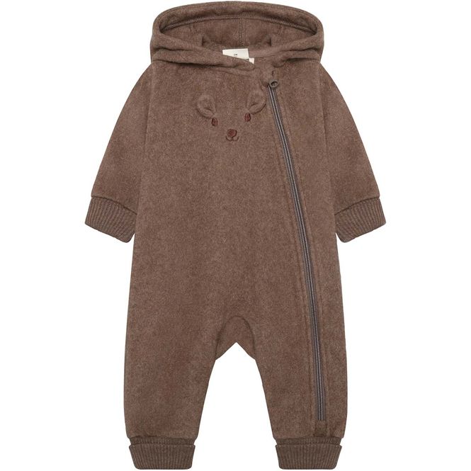 Hovedbilde Minymo heldress i bomullsfleece, Chocolate Chip