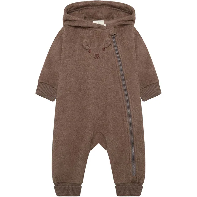 Hovedbilde Minymo heldress i bomullsfleece, Chocolate Chip