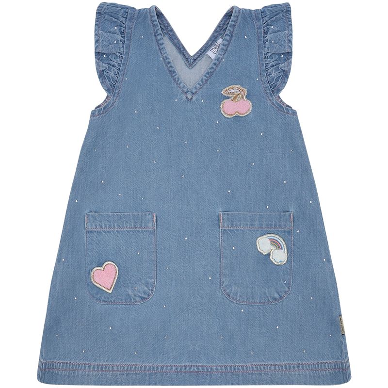 Hust and Claire Hckaroline kjole til barn, Blue Denim