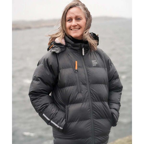 Hovedbilde Kattnakken Sludd kort bobleregnjakke til voksen, ...