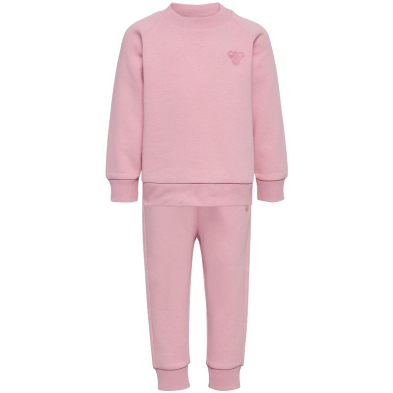 Hummel x DressMyKid Bumble joggedress-sett, Pink Nectar