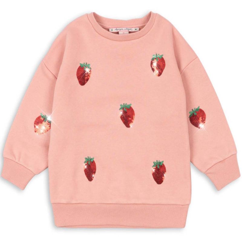 Konges Sløjd Sequin sweatshirt til barn, Mellow Rose