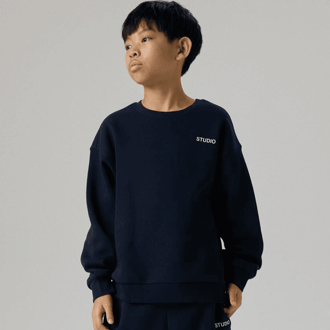Hovedbilde Name It Nkmrio sweatshirt til barn, Dark Sapphire