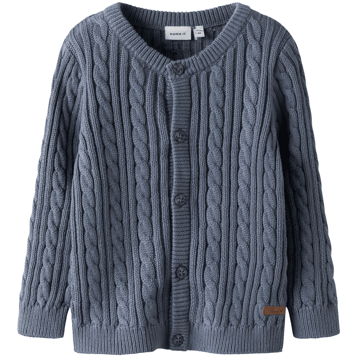 Name It Nmmroman cardigan til småbarn, Flint Stone