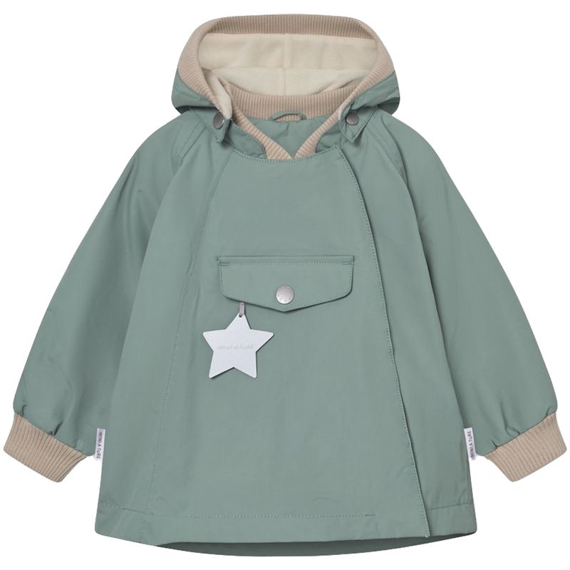 Mini A Ture Matwai vår-og høstjakke m/fleece, Granite green