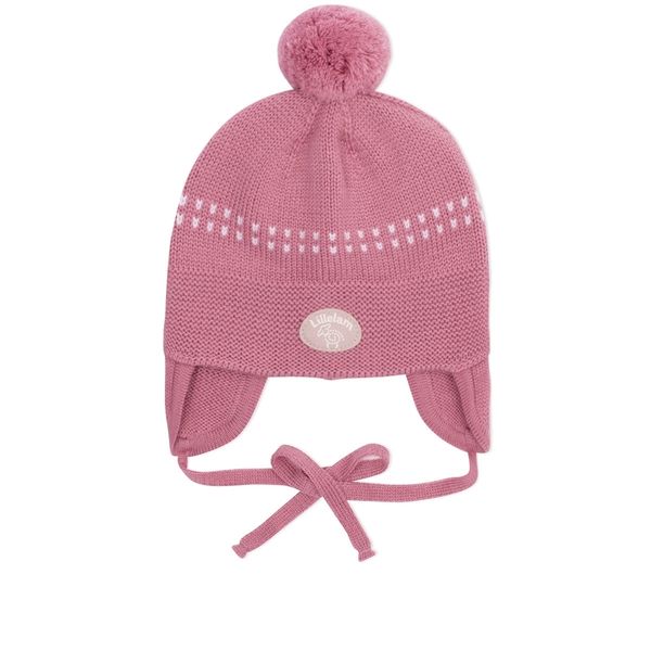 Hovedbilde Lillelam Classic Lue i merinoull, Blush