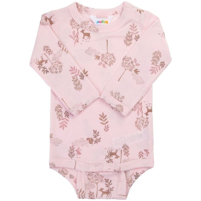 Hovedbilde Joha body i ull/silke, Lt. pink