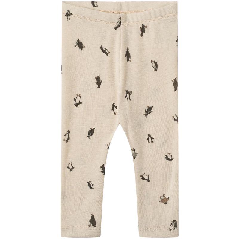 Wheat leggings i ull til baby, Penguins