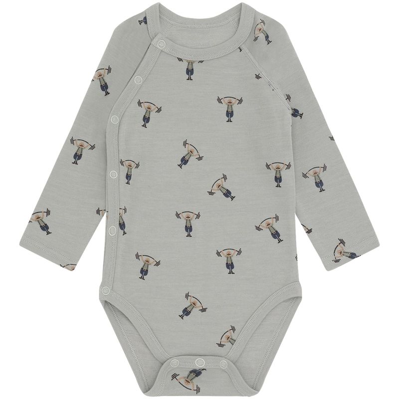Hust and Claire Baloo SM omslagsbody ull/bambus, Forest Fog
