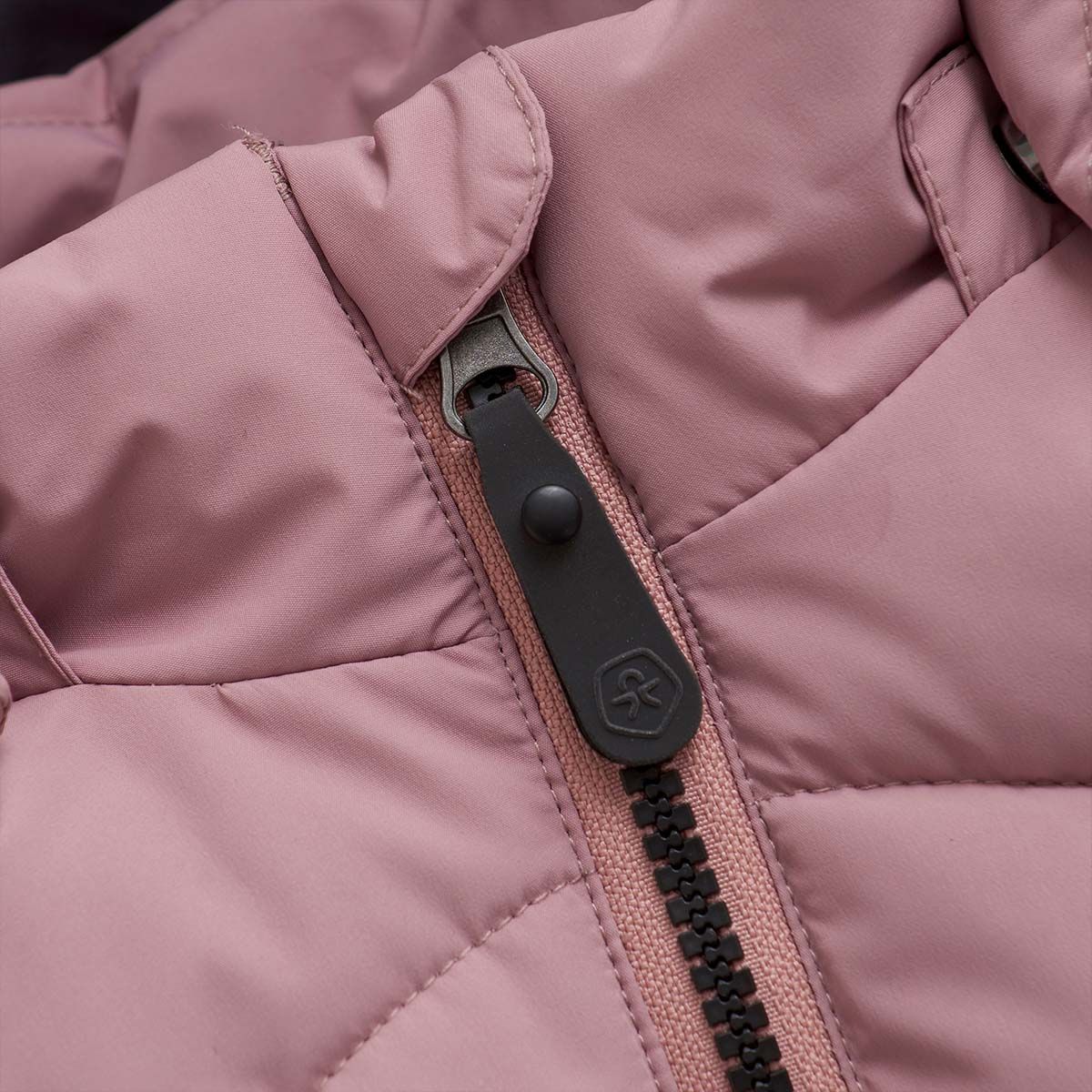 Colorkids quilted vinterjakke til barn, Woodrose