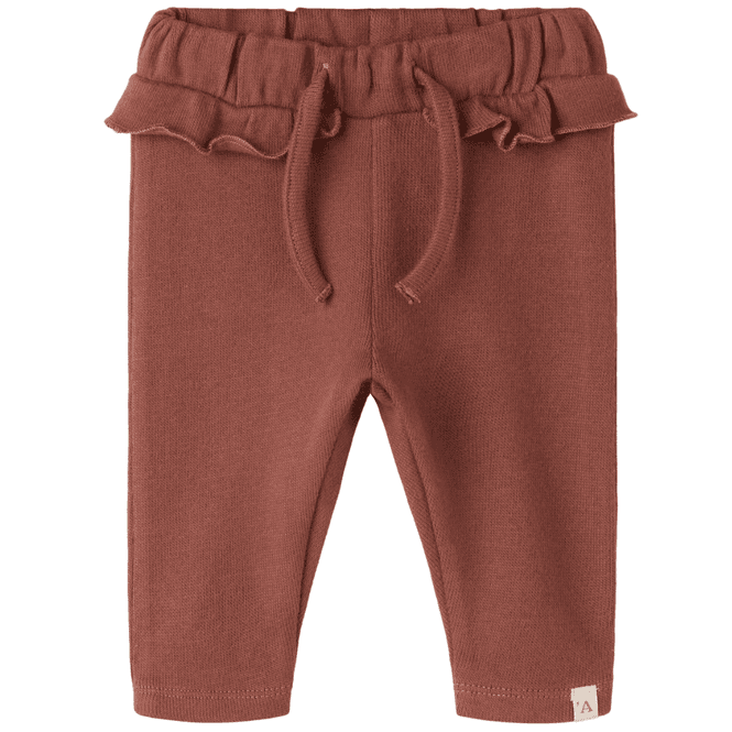 Hovedbilde Lil' Atelier Nbfthoro bukse til baby, Mahogany