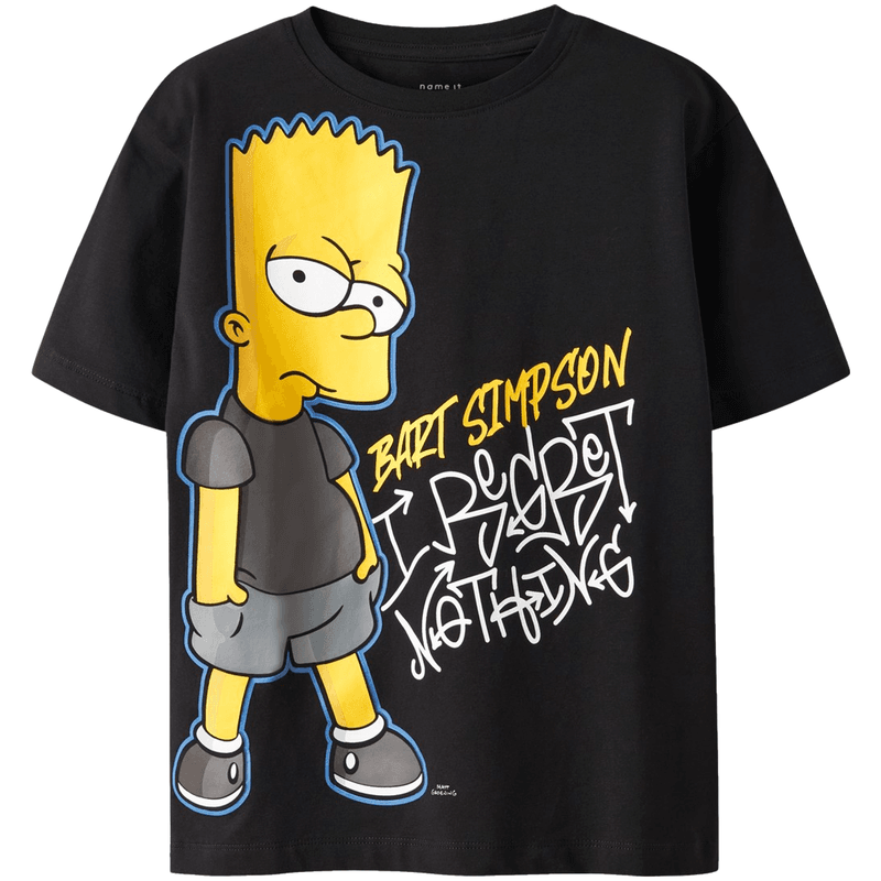 Name It Nkmjuda Simpsons t-skjorte til barn, Black