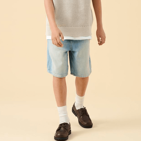 Hovedbilde Only & Sons Osjfade denim shorts til barn, Light ...