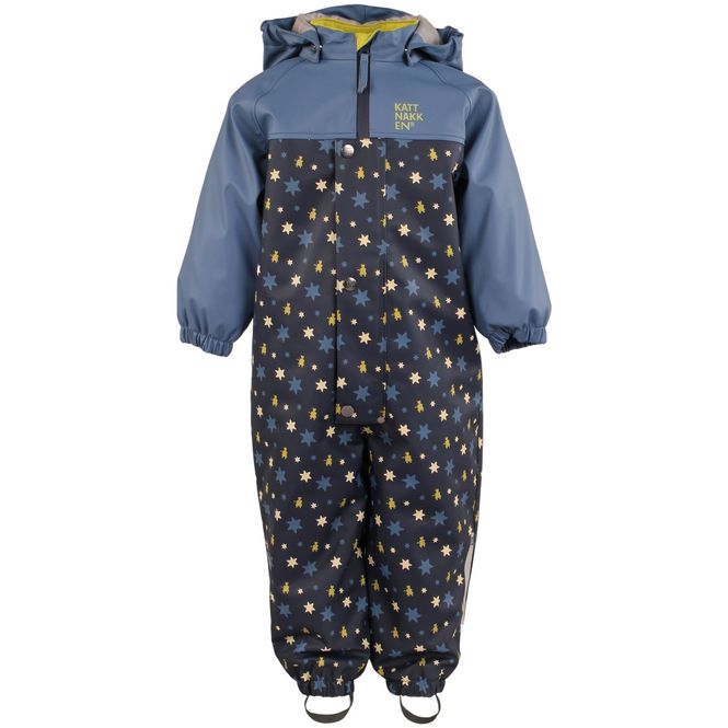 Hovedbilde Kattnakken Pytt vinterregndress til baby, Blå ...