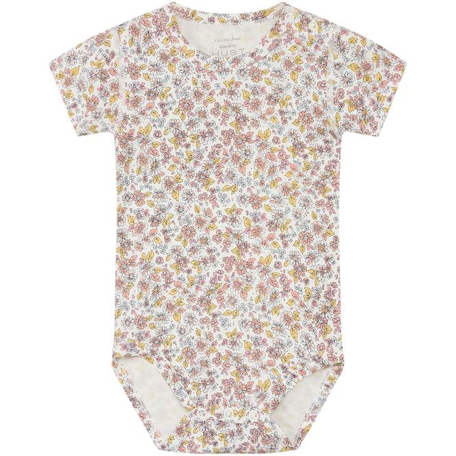 Hovedbilde Hust & Claire Bue kortermet body i bambus, ivory
