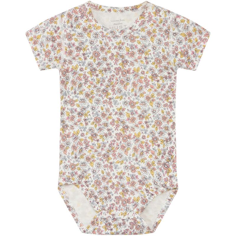 Hust & Claire Bue kortermet body i bambus, ivory