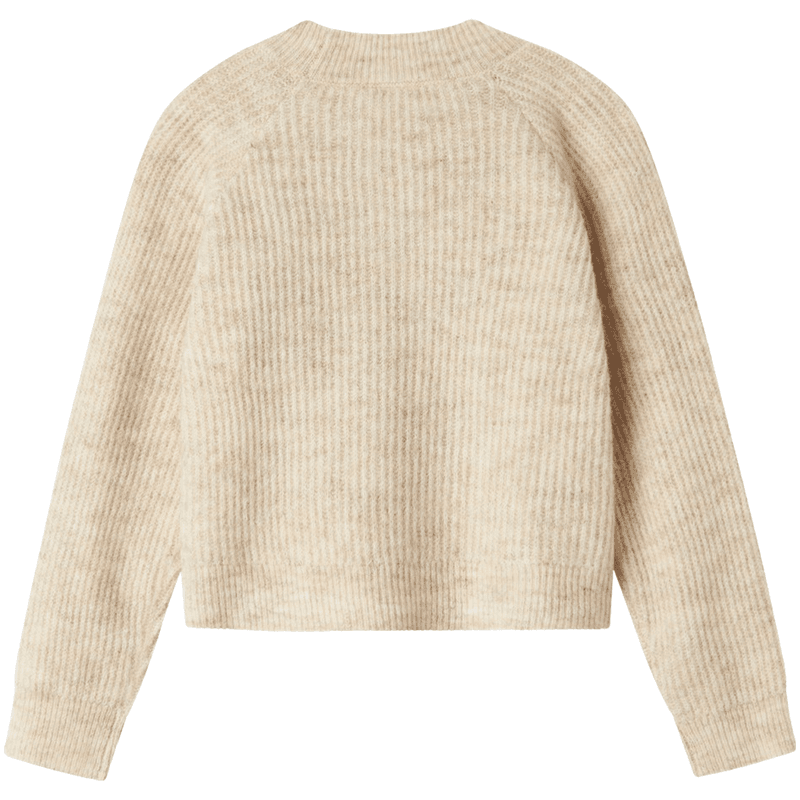 Name It Nkfholly strikket cardigan til barn, Pure Cashmere