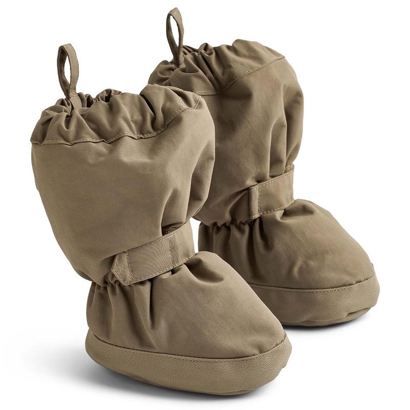 Wheat vinterbooties/overtrekkssko til baby, Dry Wood