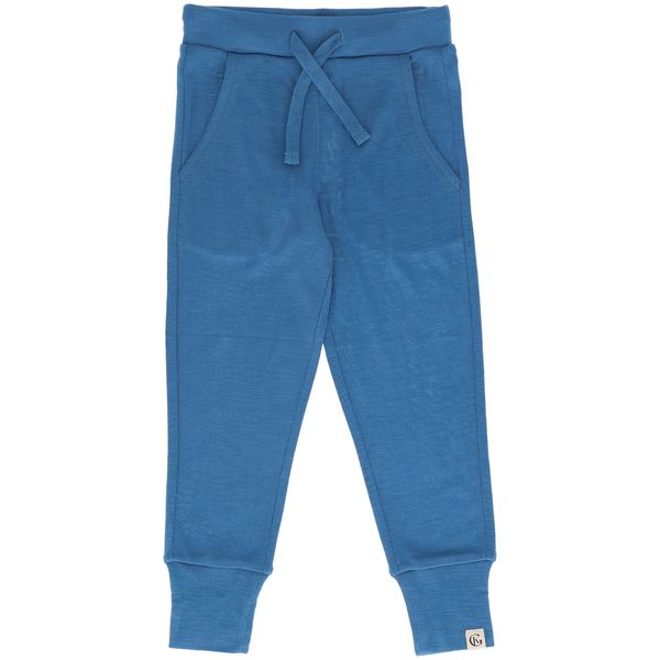 Hovedbilde Gullkorn Villvette ullbukse til barn, M Himmelblå