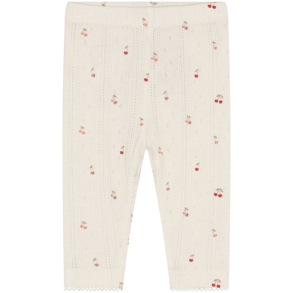 Hovedbilde Fixoni Pointelle leggings til baby, Eggnog