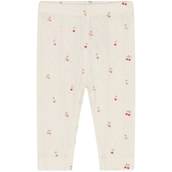 Hovedbilde Fixoni Pointelle leggings til baby, Eggnog