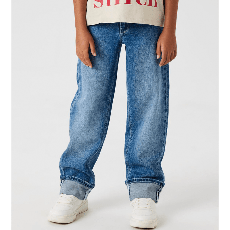 Name It Nkfrose Straight jeans til barn, Medium Blue Denim