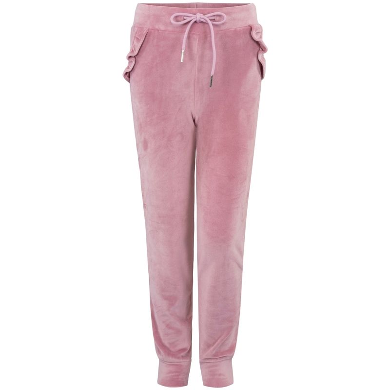 Vilje & Ve Ines velour bukse til småbarn, Blush rose