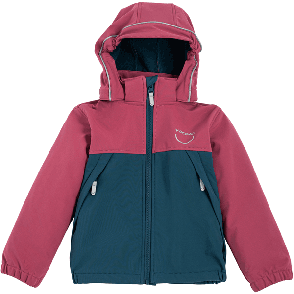 Hovedbilde Viking Play softshelljakke til barn, plum