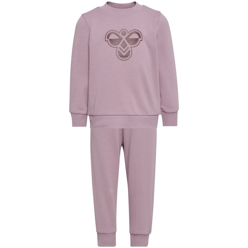 Hummel Bee joggedress-sett til småbarn, Sea Fog
