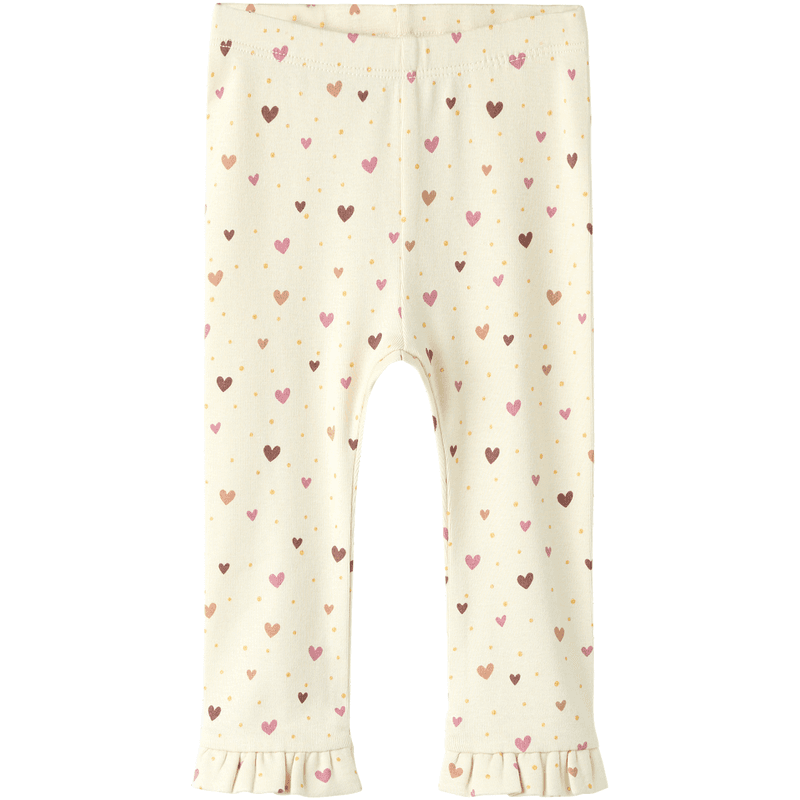 Name It Nbfhayla leggings til baby, Almond Milk