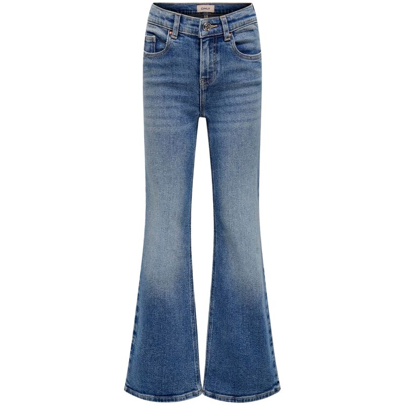 Kids Only Kogjuicy flared jeans til barn, Medium Blue Denim
