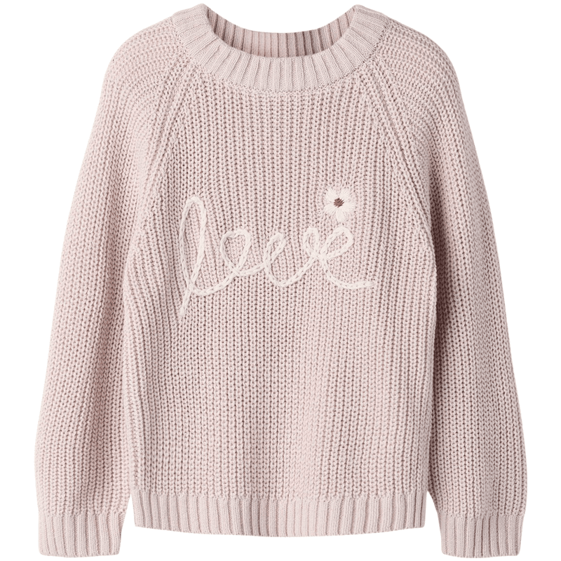 Lil' Atelier Nmfemlen genser til småbarn, Hushed Violet