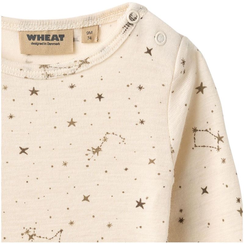 Wheat Lucca body i ull, Eggshell Stars