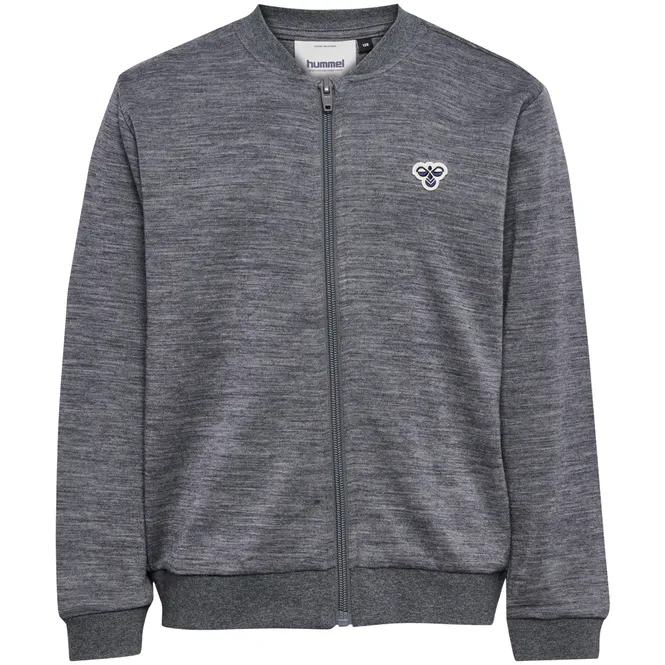 Hovedbilde Hummel Hmljr zip-jakke i ull/bomull til barn, ...