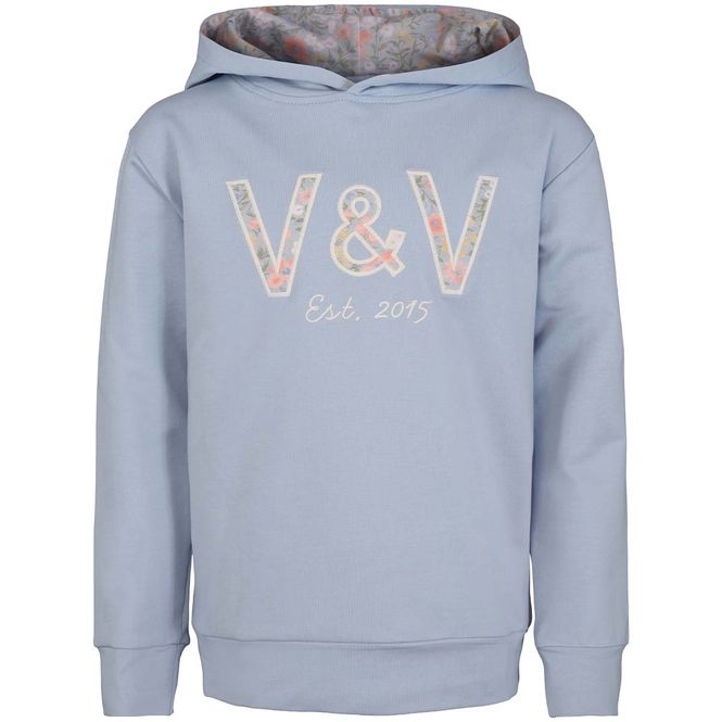Hovedbilde Vilje & Ve Poppy hettegenser til barn, Ice blue