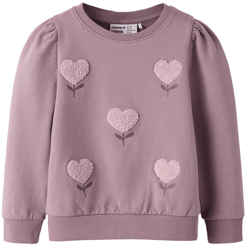 Name It Nmfriana sweatshirt til småbarn, Toadstool