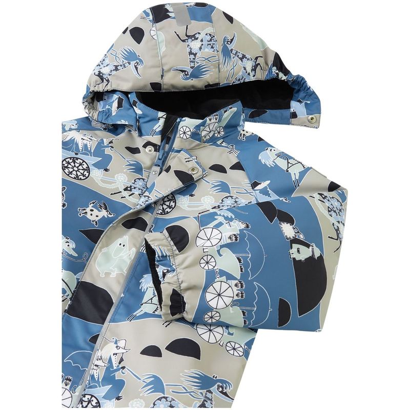 Reima Puhuri Moomin vinterdress til baby, Blue Ocean