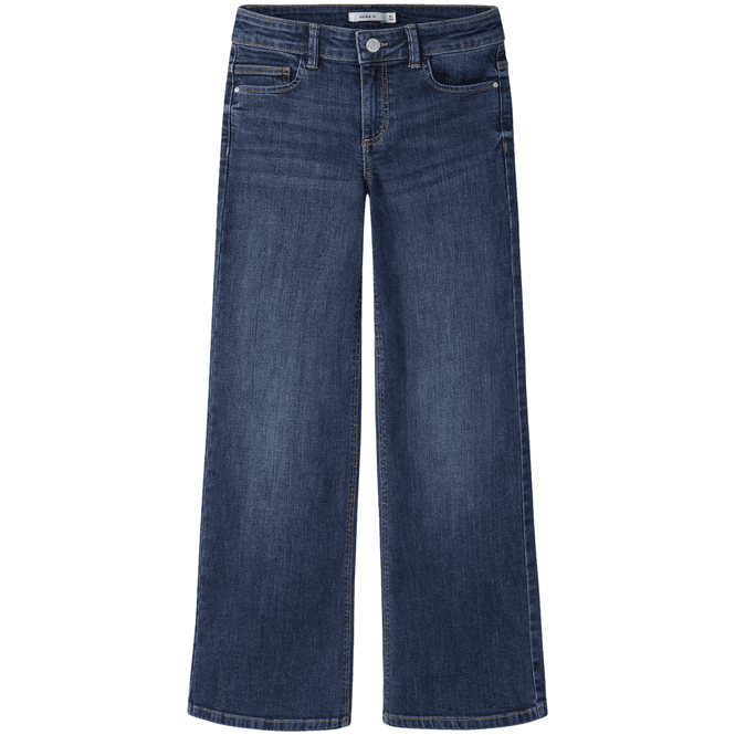 Hovedbilde Name It Nkfpolly x-wide jeans til barn, Dark Blue ...