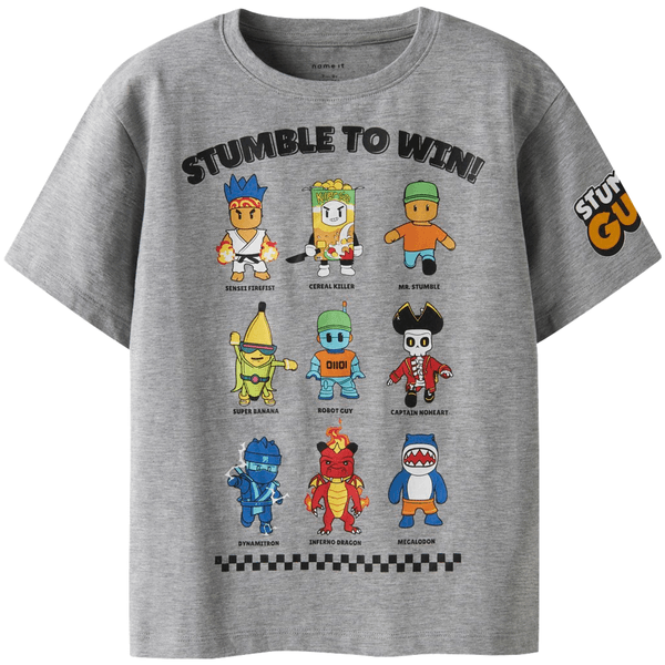 Hovedbilde Name It Nkmstuff Stumble Guys t-skjorte, Grey ...