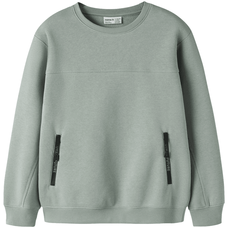 Name It Nkmleo sweatshirt til barn, Green Milieu