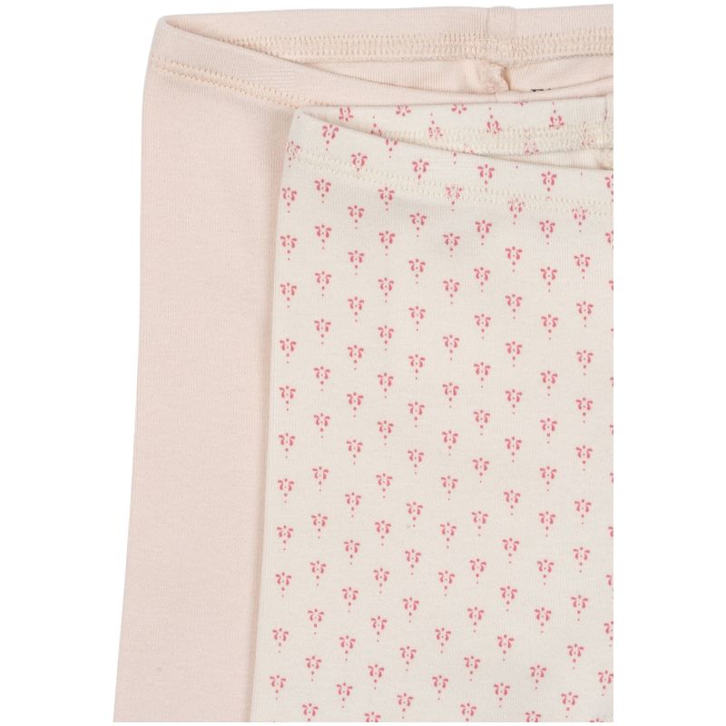Konges Sløjd Bello 2-pack leggings til baby, Punto Rosa