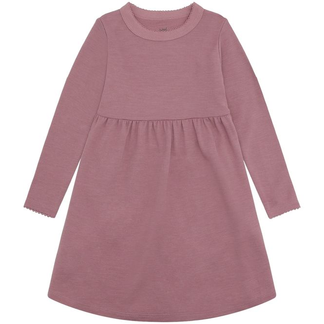 Hovedbilde Hust and Claire Kana ull/bambus kjole, Pale Mauve