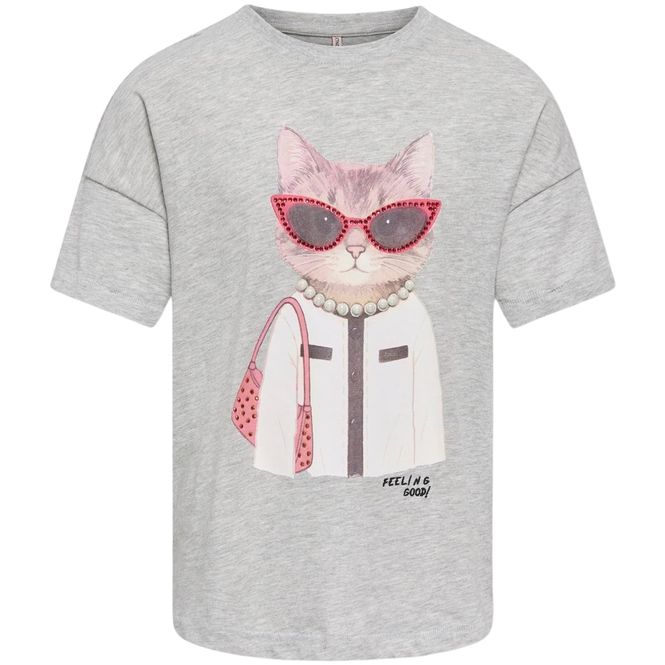 Hovedbilde Kids Only Kogbaria t-skjorte til barn, Light Grey ...
