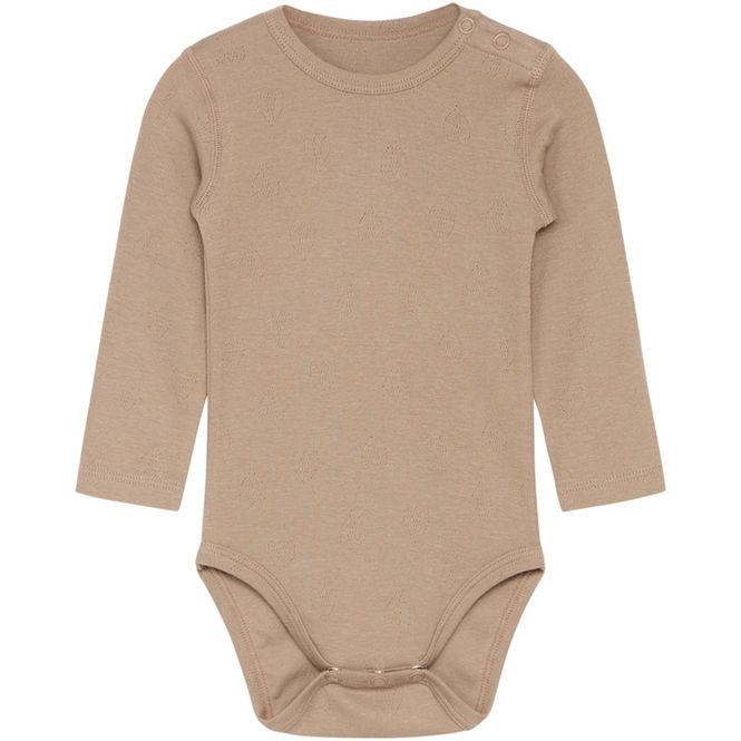 Hovedbilde Hust & Claire Buller body m/hullmønster, mocha