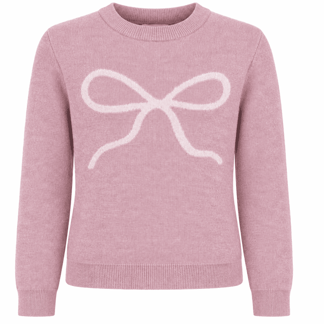 Hovedbilde Vilje & Ve Mina strikket genser i ull, Soft pink