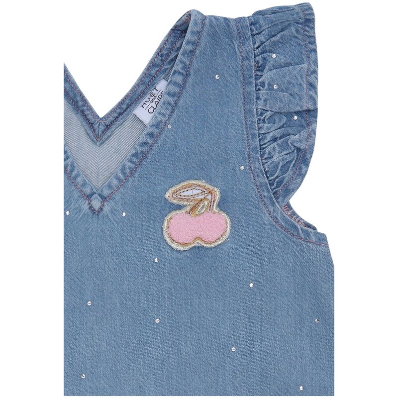Hust and Claire Hckaroline kjole til barn, Blue Denim