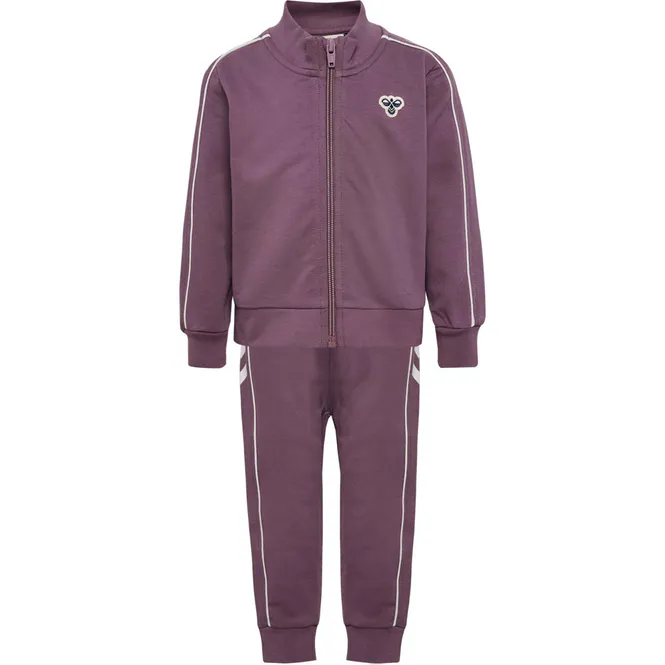 Hovedbilde Hummel tracksuit til småbarn, Black Plum