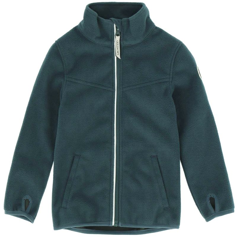 Gullkorn Design Clover vindfleece jakke, m.denim