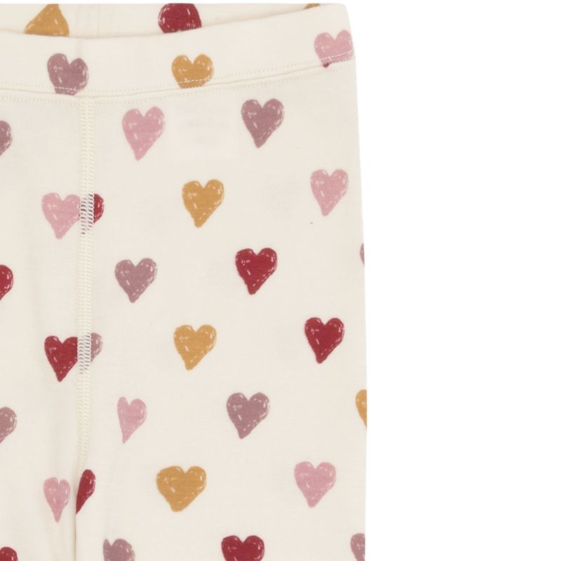 Hust and Claire Hclaki leggings i ull/bambus, Off White