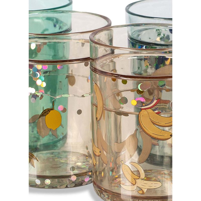 Konges Sløjd 4-pack glitter kopper, Multi